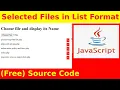 Ep55 - Get File Names after Uploading