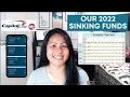 Our 2022 Sinking Funds How I Track Our Digital Sinking Funds Spreadsheet Savings Tracker