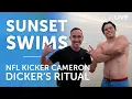 Inside Cameron Dicker s Sunset Swim Ritual NFL Playoff Prep Cold Water Mindset