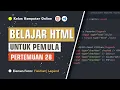 Download Lagu Belajar HTML Dari Nol Sampai Mahir | Cara Menggunakan Tag Fieldset dan Legend dalam Desain Form HTML