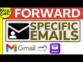 How to automatically forward specific emails from Gmail to Yahoo using rules