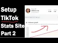 Building a TikTok Analytics Tracking Website Part 2 Tutorial - CodeCanyon PHPstatistics
