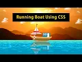How To Make Animated Website Swinging Boat Animation Using HTML CSS Step by Step