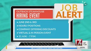 CBS 17 Job Alert - Outback Steakhouse hiring event