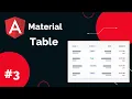 32 Angular material Data Table Angular Tutorial Bangla