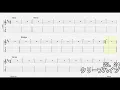 23、24/クリープハイプ【リードギタータブ譜】 ドラムとギター音入り