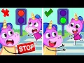 Traffic Safety | Road Safety Rules for Kids 🚗🚦 | Teeny Mimi🦄