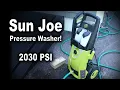 How to Use Sun Joe SPX3000 Electric Pressure Washer 2030 PSI