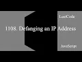 1108 Defanging an IP Address with JavaScript LeetCode Easiest way to solve leetCode questions