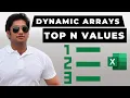 Top N Values Easy Solution with NEW Dynamic Arrays macOS Windows