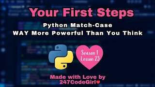 Python Match Case Is WAY More Powerful Than You Think Season 1 Lesson 23