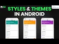 Android Style and Theme What is this and How to Implement Android App Development Tutorial