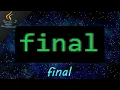 Java final keyword