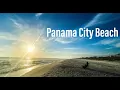 Sunset on Panama City Beach with Hurricane Delta offshore
