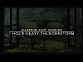 Download Lagu Sleeping Rain Sounds - Heavy Rain \u0026 Thunder from an Open Window - 1 hour rain sounds for Sleep