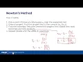 Newton - Raphson Method Part 1