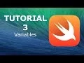 Swift Programming Tutorial 3 - Variables