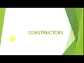 Default Constructors in Java