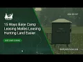 15 Ways Base Camp Leasing Makes Leasing Hunting Land Easier Base Camp Leasing