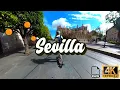 Full Skate Commute Experience Zoozing thru People Longboard POV 4K