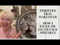 HOW I FIX MY DECOUPAGE MISTAKES