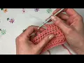 How to crochet 2 Trebles Together decrease - UK terms