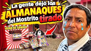 La gente dejó los almanaques del Mostrito tirado