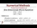 Numerical Solution of Wave Equation second order PDE Dr Prashant Patil