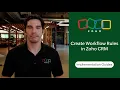 How to Create Workflow Rules in Zoho CRM