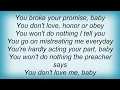 B.B. King - Broken Promise Lyrics