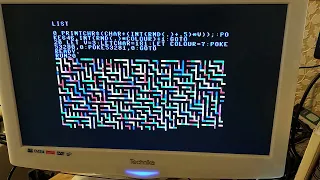 Commodore 64 10 print square but in assembly