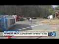 Tanker crash closed part of Route 202 on Tuesday