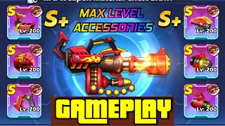 Zombie Waves BALROG GATTLING Full Max level Accessories Gameplay