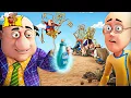Lagu Motu Patlu Ka Snow Main Hungama | Motu Patlu \u0026 Human Remote Control | Motu Patlu | Kiddie Land