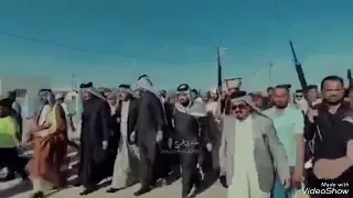 شيخ إمارة عكيل العام حارث فيصل مطشر الفالح غلام العكيلي يتدخل بحل نزاع عشائري بين عتاب وال حاتم 