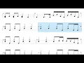 Halestorm-Wicked Ways | Drum Sheet Music