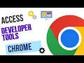 How to Access Developer Tools in Google Chrome Quick Guide for Inspecting Debugging