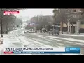 Wet icy roads in Athens-Clarke County