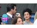 EXCLUSIVE Jon Hamm Gets A Kiss From Jenny Slate