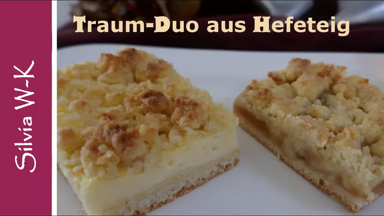 Zergeht auf der Zunge 😋 Streuselkuchen mit Pudding! Zum dahinschmelzen! ENG SUB. 