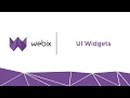 Webix Basics UI Widgets