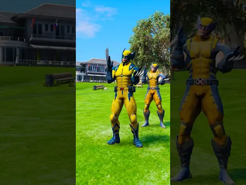 Which Random Team Will Win!   #shorts #gta5 #deadpool #wolverine #hulk