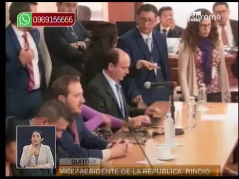 Vicepresidente de la república rindió versión voluntaria