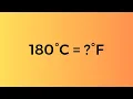 180 Celsius to Fahrenheit - How to Convert 180 C to F