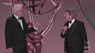Selena Gomez Steve Martin Martin Short present the first award of the night at the 2024