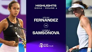 Download Leylah Fernandez vs. Liudmila Samsonova | 2024 Doha Round 1 | WTA Match Highlights MP3