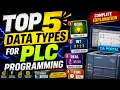 PLC Programming Ke Top 5 Data Types Explained BOOL INT REAL TIME STRUCT Explained