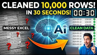 How I Cleaned 10 000 Messy Excel Rows in 30 Second
