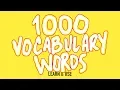 How To Learn And Use 1000 English Vocabulary Words