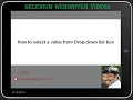 Selenium WebDriver s How to select a value from a Dropdown listbox